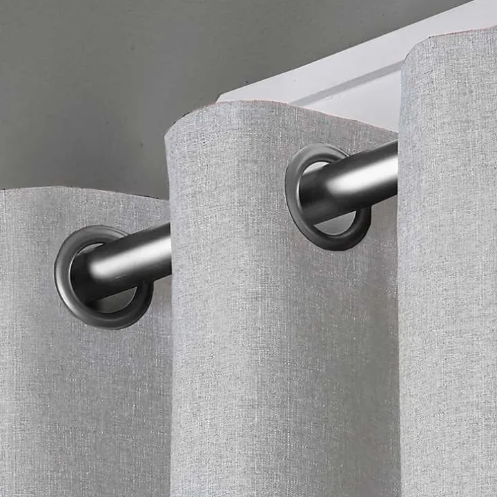 Light Gray Lila Curtain Panel Set, 84 in.