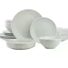 Light Green Emilia Stoneware 16-pc. Dinnerware Set