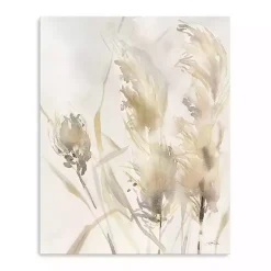 Light Pampas Grasses Canvas Art Print, 16x20 in.