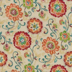 Lily Paisley Outdoor Lumbar Pillows, Set of 2