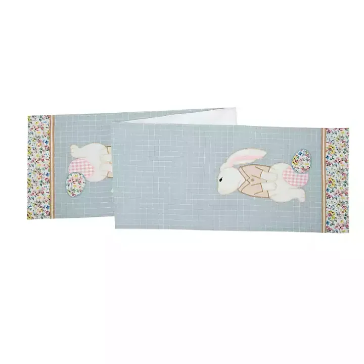 Little Bunny Blue Table Runner