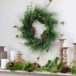 Long Needle Pine Christmas Wreath