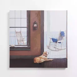 Looking Out At Sea Canvas Art Print
