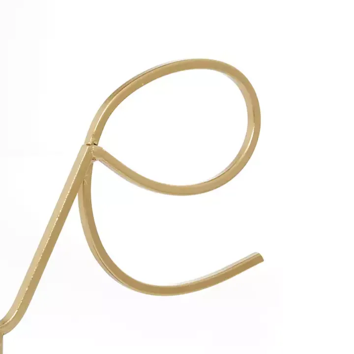 Looping Gold Love Tabletop Sign