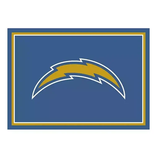 Los Angeles Chargers Area Rug, 4x6
