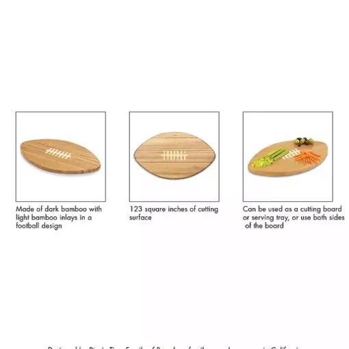 Los Angeles Rams Bamboo Football Cutting Board