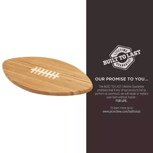 Los Angeles Rams Bamboo Football Cutting Board