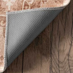 Lottie Peach Vintage Washable Area Rug, 8x10