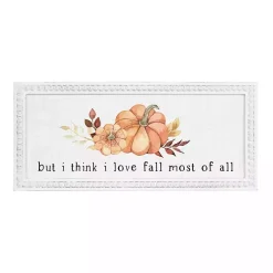 Love Fall The Most Framed Wall Plaque