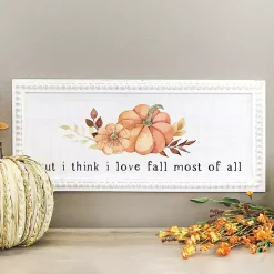 Love Fall The Most Framed Wall Plaque