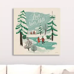 Love Never Melts Canvas Art Print