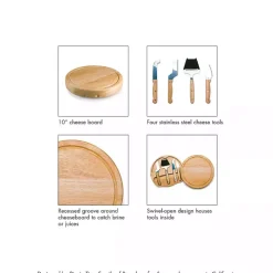 LSU Tigers Cheese Board and Tool Set