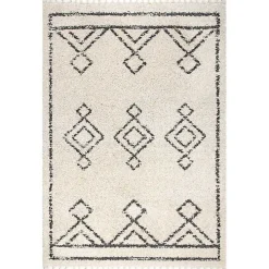 Macey Moroccan Diamond Area Rug, 5x8