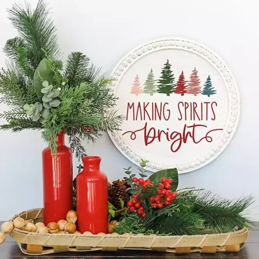 Making Spirits Bright Wall Plaque