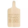 Maple Wood Home Sweet Thankful Home Cutting Board