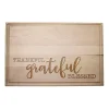 Maple Wood Thankful Grateful Blessed Cutting Board