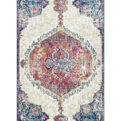 Mara Vintage Medallion Area Rug, 5x8