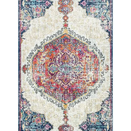 Mara Vintage Medallion Area Rug, 5x8