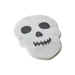 Marble Skull Halloween Cheese Board