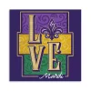 Mardi Gras Love Canvas Art Print