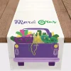 Mardi Gras Truck Table Runner, 72 in.