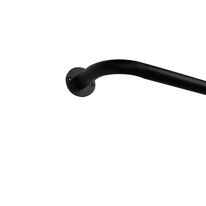 Matte Black Holden Curtain Rod, 72 in.
