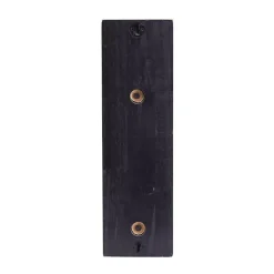 Matte Black Poplar Wood Sconce