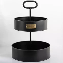Matte Black 2-Tier Coffee Basket