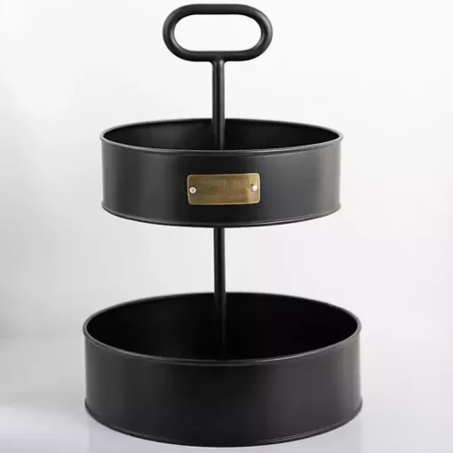 Matte Black 2-Tier Coffee Basket