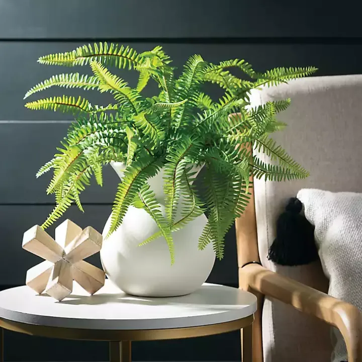 Matte Ivory Hourglass Ceramic Vase