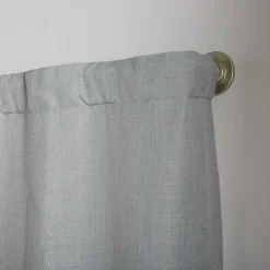 Matte Silver Hyde Wrap Around Curtain Rod, 120 in.