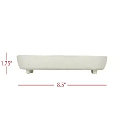Matte White Vanity Dough Bowl