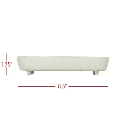 Matte White Vanity Dough Bowl
