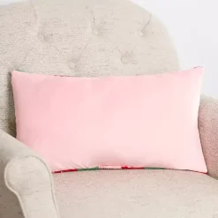 Merry and Bright Striped Pillow