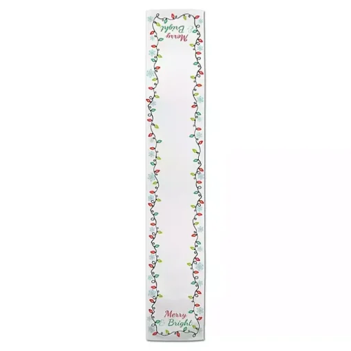 Merry and Bright with Lights Table Runner, 72 in.