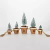 Merry Bottle Brush Tree Tabletop Blocks