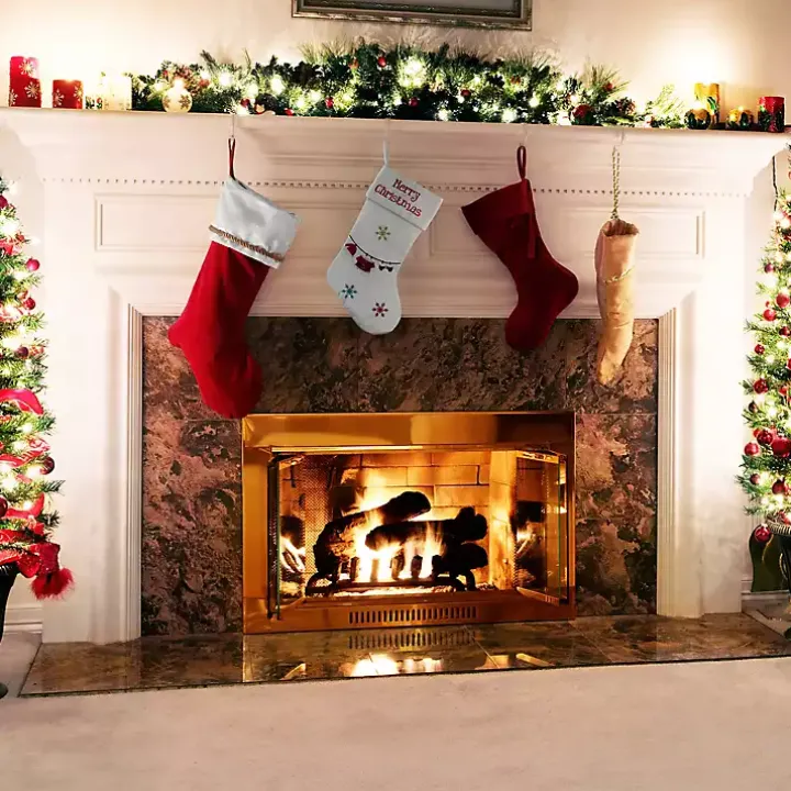 Merry Christmas Clothesline Stocking