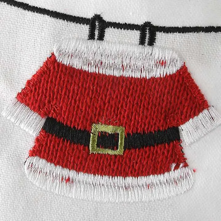 Merry Christmas Clothesline Stocking