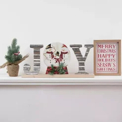 Merry Let It Snow 2-pc. Christmas Wall Plaque Set