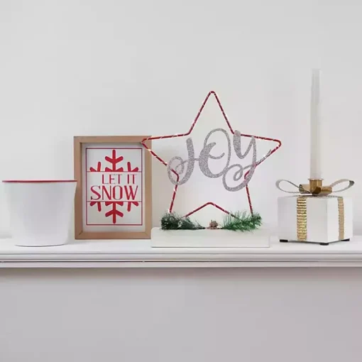 Merry Let It Snow 2-pc. Christmas Wall Plaque Set