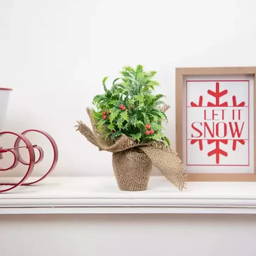 Merry Let It Snow 2-pc. Christmas Wall Plaque Set