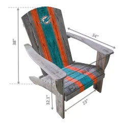 Miami Dolphins Adirondack Outdoor Chair