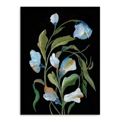 Midnight Foliage Canvas Art Print