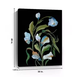 Midnight Foliage Canvas Art Print