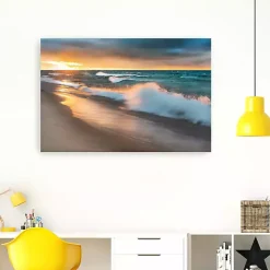 Miners Beach Light Canvas Art Print, 60x40 in.