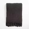 Mist Chenille Ribbed Throw