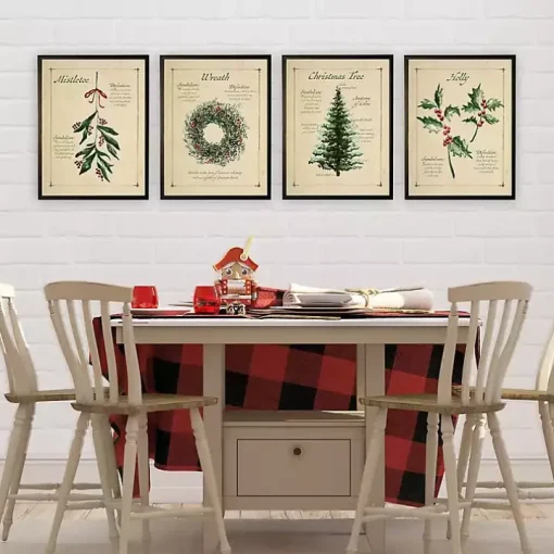 Mistletoe Definition Framed Christmas Art Print