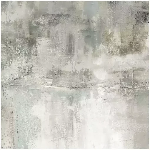 Misty Lake Giclee Canvas Art Print, 30x30 in.
