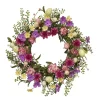 Mixed Floral and Easter Egg Wreath