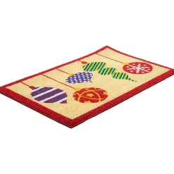 Mixed Ornaments Christmas Doormat